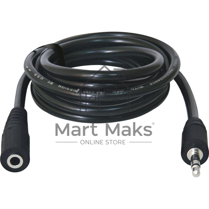 Аудио-кабель Defender Jack02-05 Jack M- Jack F, 1.5 м