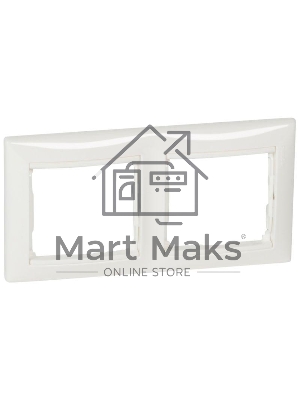 Рамка Valena - Белая - двухместная Legrand 774452