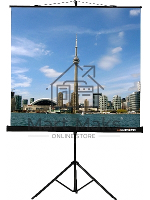 Экран на штативе Lumien Eco View 183x244см (раб.область175х236 см) Matte White с возможностью настенного крепления 4:3