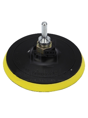 Насадка для дрели и УШМ с липучкой, адаптер, 125 мм,10 мм, мягкая Kranz