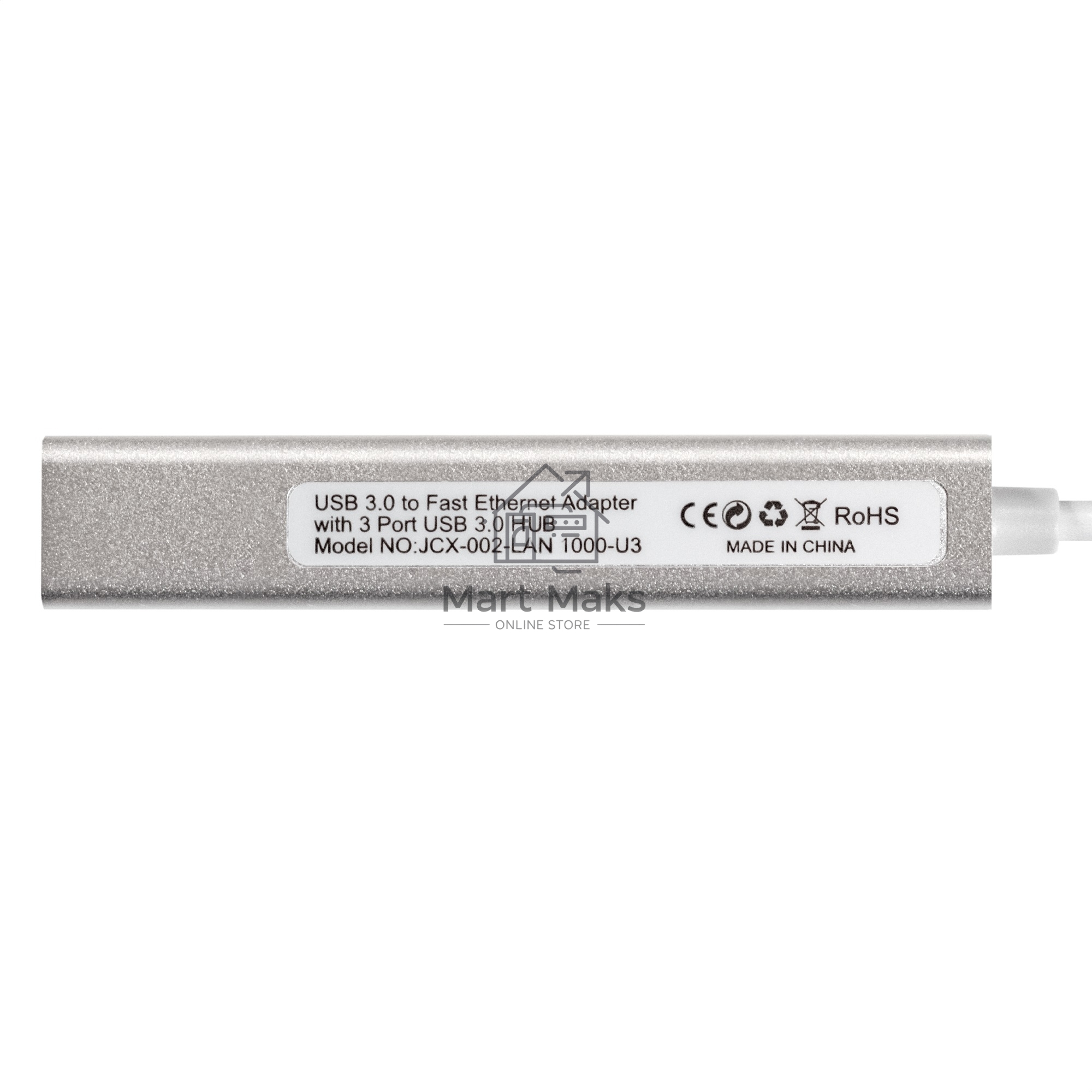 Кабель-адаптер ExeGate EXE-77U3T-45 (USB3.0 --> 3xUSB3.0 + 1xRJ45 UTP 1000Mbps RLT8153)