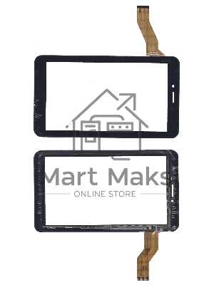 Сенсорное стекло (тачскрин) для Digma Plane 7 черное