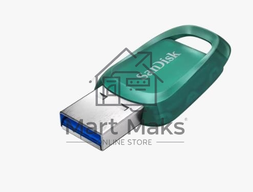 Флешка USB R/W 256GB SanDisk CZ96 Ultra Eco, USB 3.2 Green