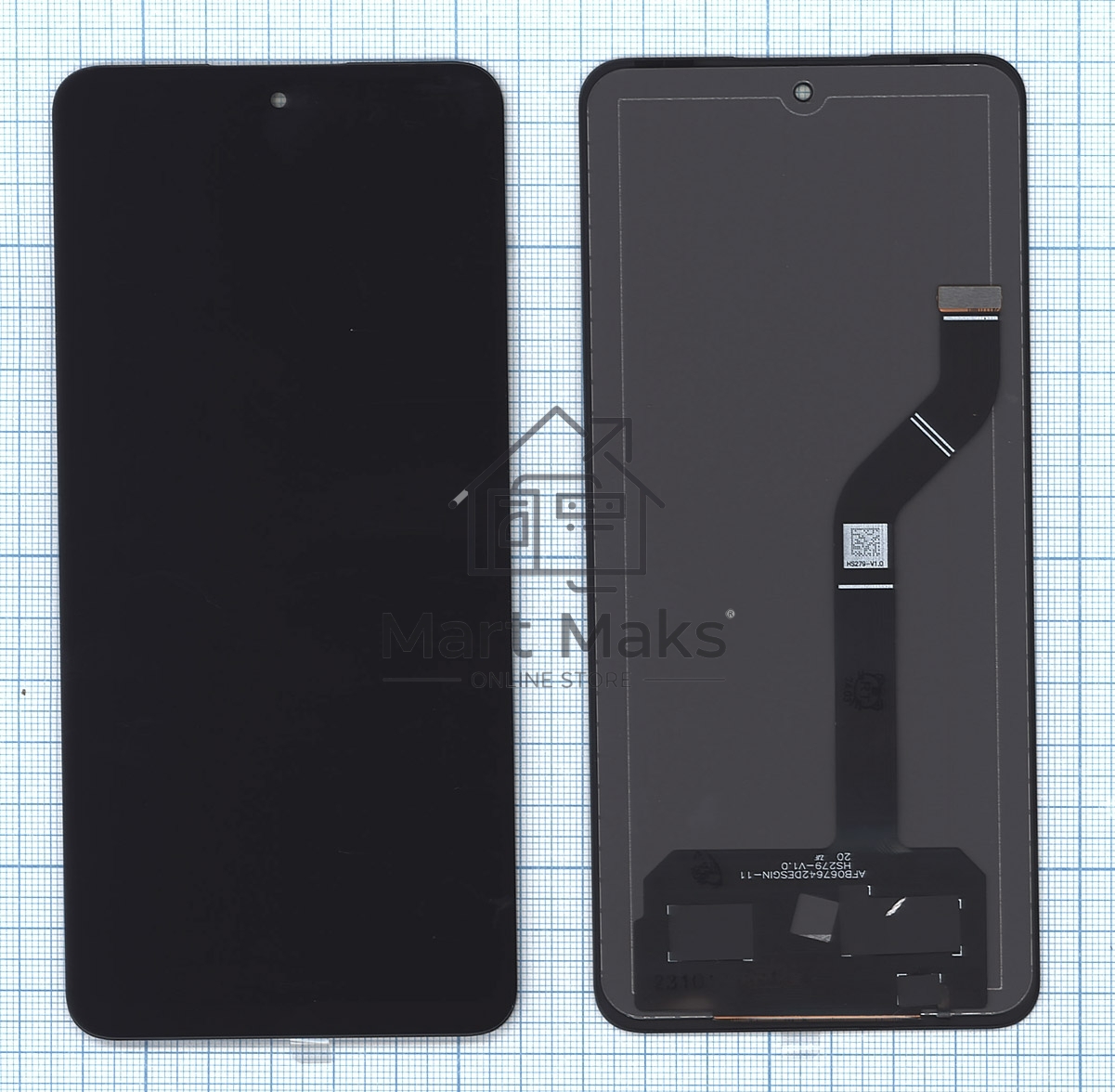 Дисплей для Xiaomi Xiaomi 12 Lite в сборе с тачскрином черный TFT