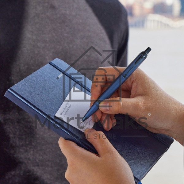 Ручка шариковая Parker IM Monochrome K328 (CW2172966) Blue PVD M, синие чернила, подарочная коробка