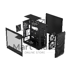 Компьютерный корпус Fractal Design Focus 2 RGb черный TG Clear Tint/FD-C-FOC2A-03