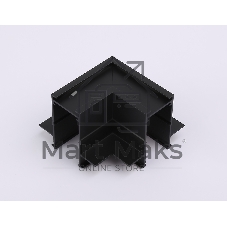 GL1040 BK черный коннектор угловой для встраиваемого шинопровода Magnetic 220V 80*80*47