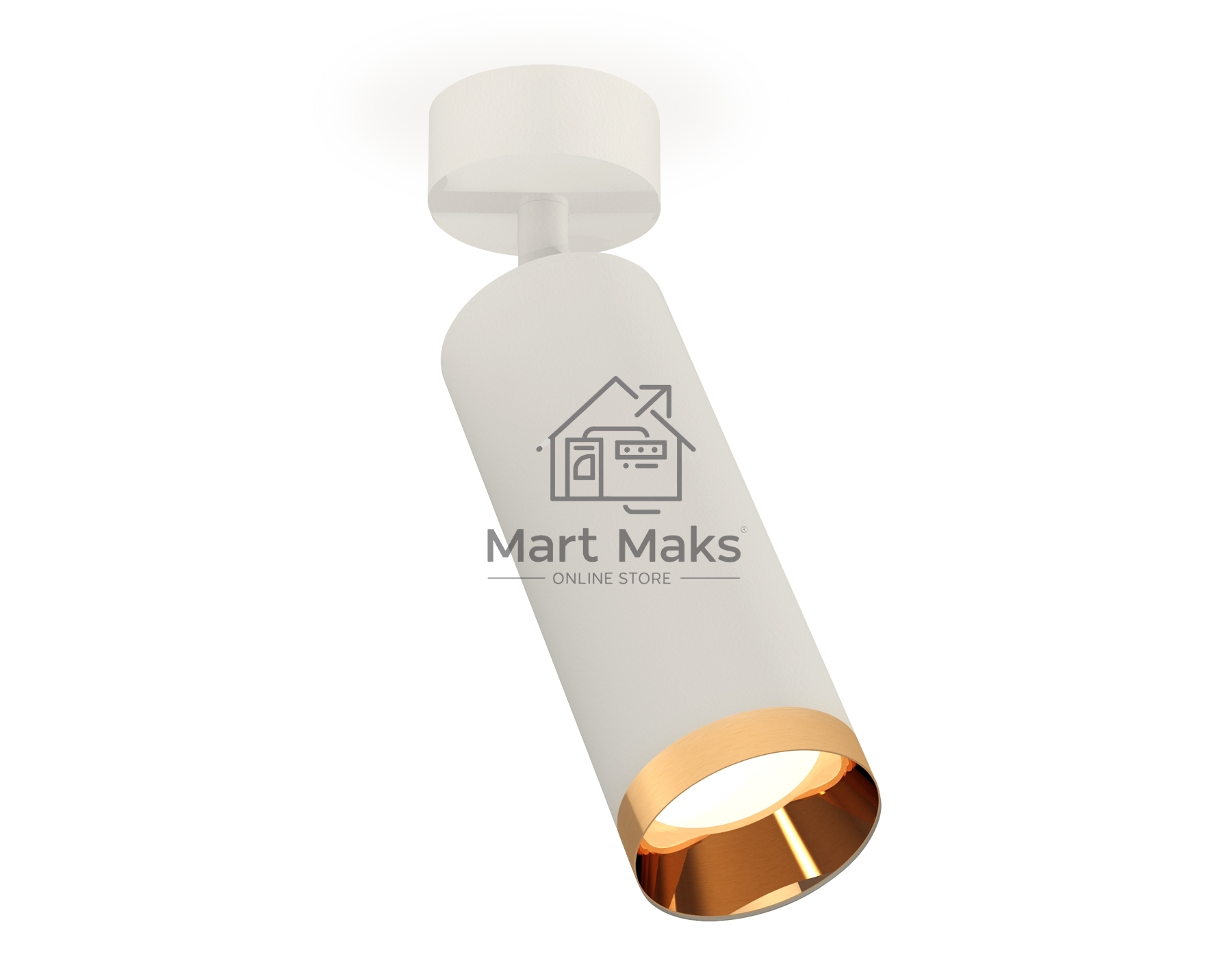 Светильник Ambrella Light XM6342005 SWH/PYG белый песок/золото желтое полированное MR16 GU5.3 (A2202, C6342, N6134)