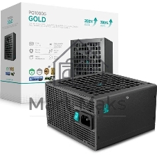 Блок питания Deepcool/GamerStorm PQ1000G, 1000Вт, 80+ Gold, 120мм, модульный, черный