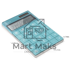 Калькулятор настольный Deli Nusign ENS041blue синий 12-разр.