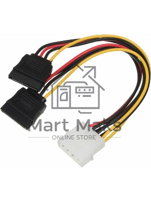 Кабель питания Ningbo Molex/2xSATA 0.18м