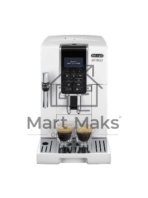 Кофемашина автоматическая DeLonghi ECAM 350.35.W белый, исп. кофе- зерновой/молотый, 1.8 л, 1450 Вт, 15 бар