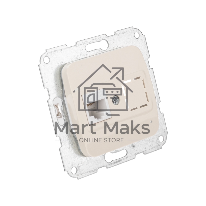 Розетка Компьютер DEA RJ45 с/у мех. Беж KRANZ