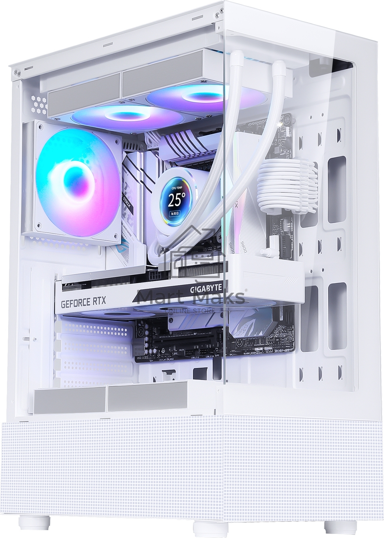 Компьютерный корпус AeroCool / Formula Crystal Z1 белый без БП ATX 2xUSB2.0 1xUSB3.0 audio bott PSU