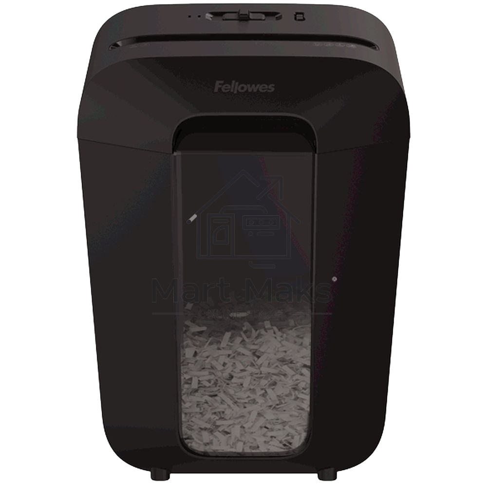 Шредер Fellowes PowerShred LX70 черный (секр.P-4)/перекрестный/11лист./18лтр./скрепки/скобы/пл.карты