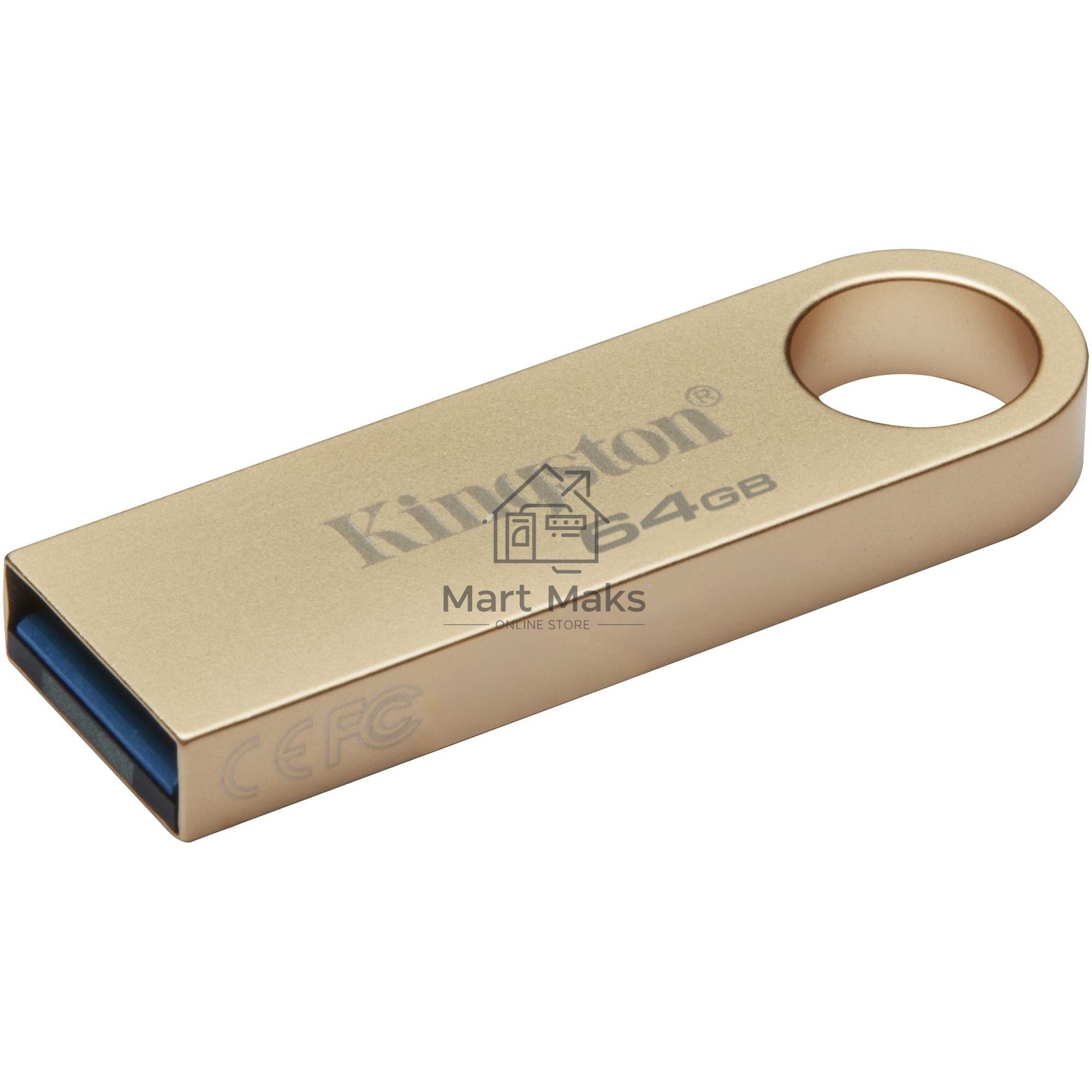 Флешка USB R/W Kingston 64GB DataTraveler SE9 DTSE9G3/64GB USB3.0 золотистый