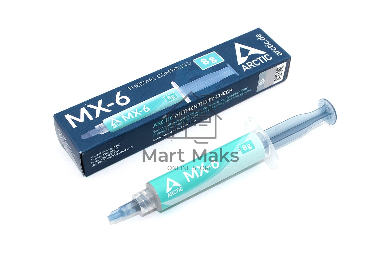 Термопаста Arctic Cooling MX-6 Thermal Compound 8г.