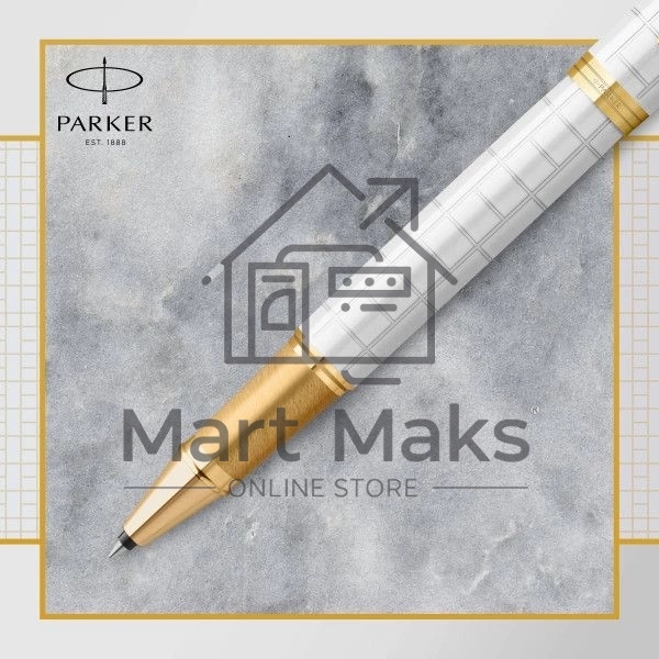 Ручка роллер Parker IM Premium T318 (CW2143646) Pearl GT F, черные чернила, подарочная коробка