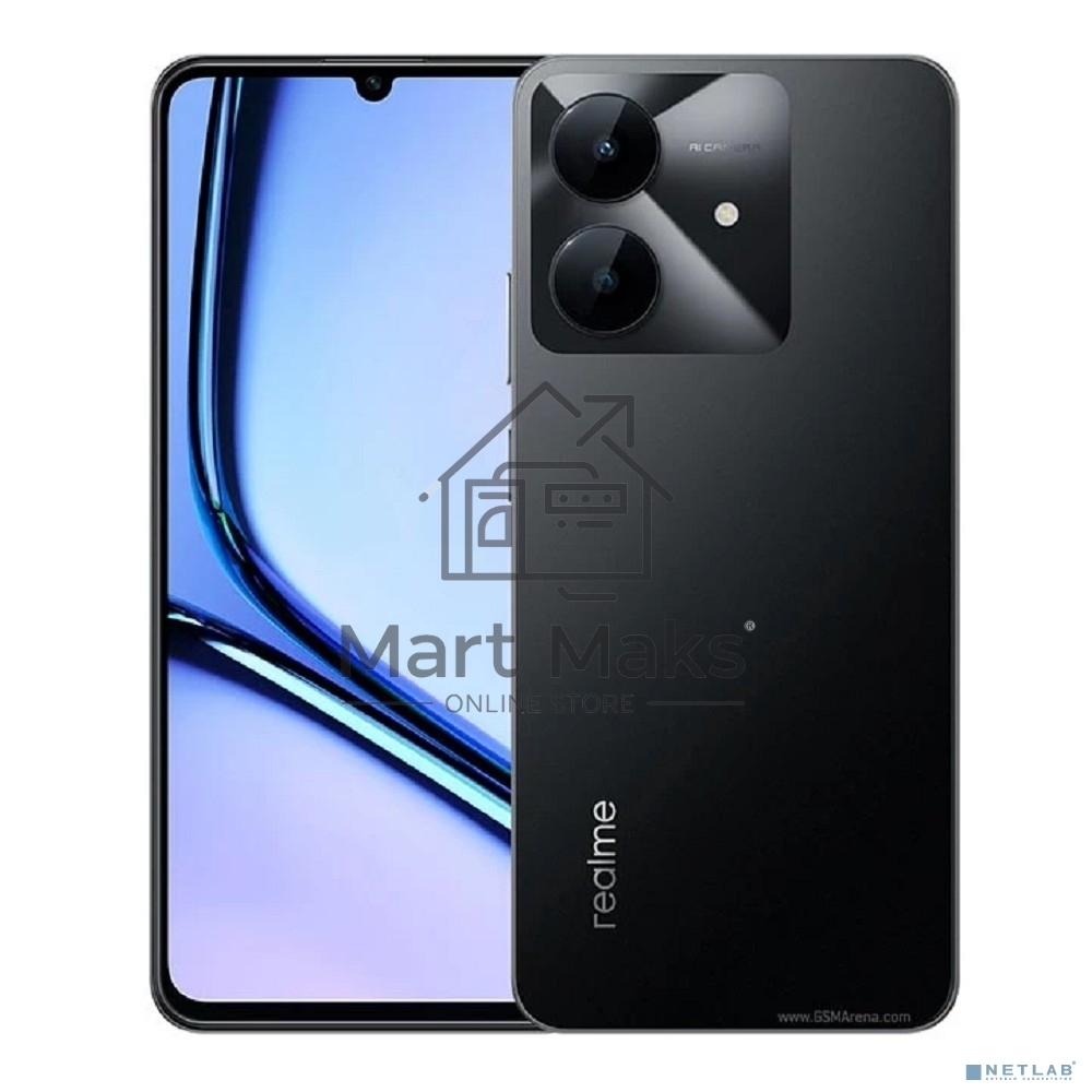 Смартфон Realme Note 60х, 3/64Gb, черный