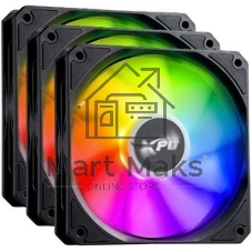 Вентилятор для корпуса ADATA XPG VENTO R 120 ARGb PWM черный, 120 мм, 1600 об/мин, 32 дБ, 4 pin
