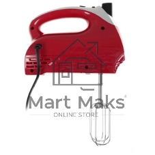 Миксер ручной Centek CT-1118 хром/вишня 350 Вт, 5 скоростей+турбо, взбивание/замешивание