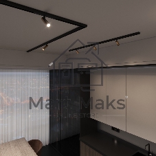 Slim Magnetic Заглушка для шинопровода Round (черный) (2шт) 85134/00