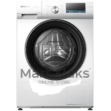 Стиральная машина Sharp ES-FEI712DLZ-W белый, загрузка фронтальная 7 кг, 1200 об/мин, класс A+++