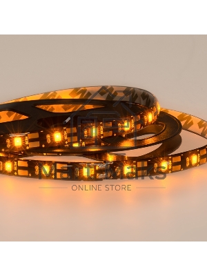 Лента светодиодная с USB коннектором 5 В, 8 мм, IP65, SMD 2835, 60 LED/m, цвет свечения желтый