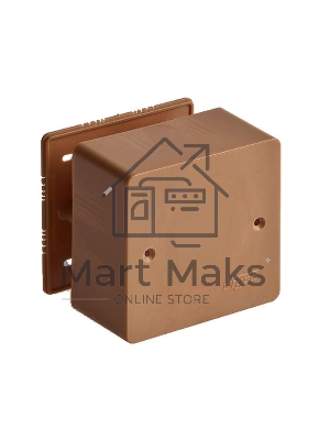 Коробка универсальная для кабель-каналов 85х85х45 корич. IP40 Рувинил 65015К
