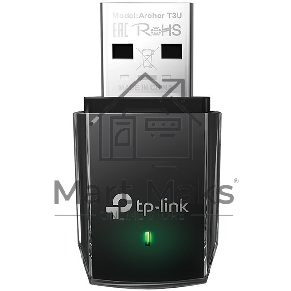Адаптер TP-LINK Archer T3U AC1300 Мини Wi-Fi MU-MIMO USB-адаптер