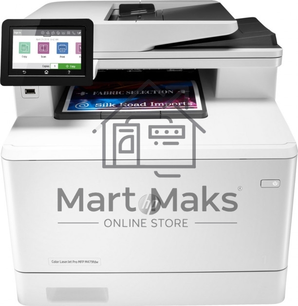 МФУ лазерный HP Color LaserJet Pro M479fnw (W1A78A), A4, цветной, печ. до 27 стр/мин., скан. до 29 стр/мин. (ч/б) 20 стр/мин. (цвет), 600 x 600 dpi (печать) 1200x1200dpi (скан.), USB, RJ-45, Wi-Fi, Air Print, Mopria