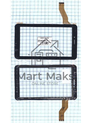 Сенсорное стекло (тачскрин) для Digma Plane 7 черное