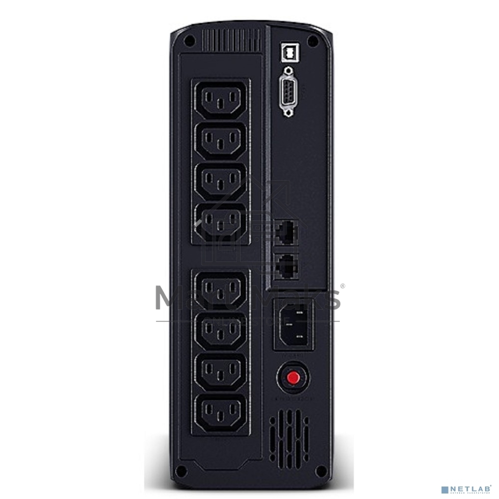 Источник бесперебойного питания UPS CyberPower VP1200EILCD Line-Interactive 1200VA/720W USB/RS-232/RJ11/45 (4 + 4 IEC С13)