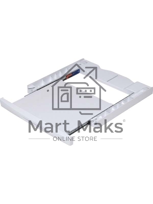 Соединительный элемент для сушильных машин Midea/ Соединительный элемент для сушильных машин Midea, выдвижная полка, максимальная нагрузка на полку 16 кг, белый