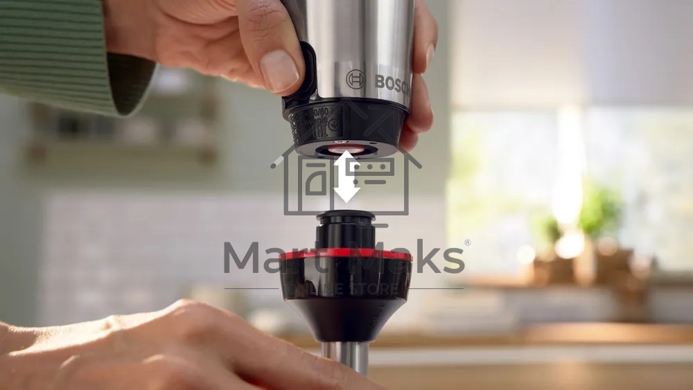 Блендер Bosch MSM6M673, погружной, мощность 1000 Вт,  черный