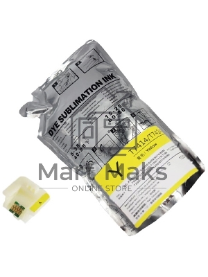 Картридж струйный Cactus CS-EPT7414 (T7414) желтый (1100 мл) для Epson SureColor SC-F6000/6200/7000