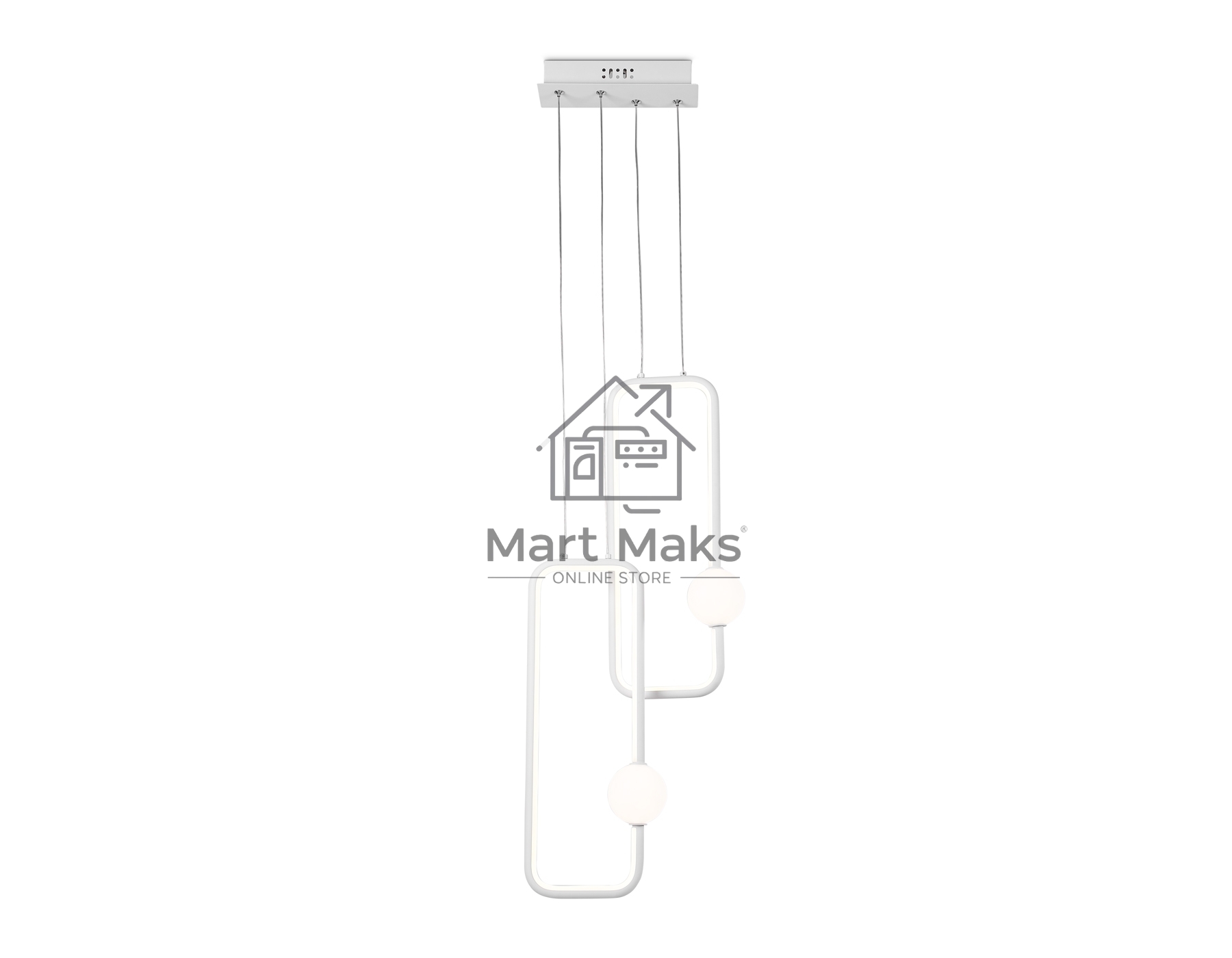 Светильник Ambrella light FL66365/2 WH белый 38W 4200K 300*80*1200