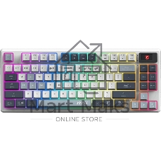 Клавиатура MSI Forge GK600 гибридная, Bluetooth, радиоканал, белый