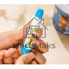 Гелевые мелки Deli EC224-12 Color Kids, круглые, 12 цветов (12шт) длина 80мм, диаметр 15мм