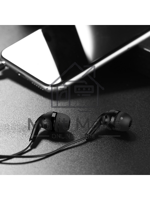 Наушники проводные-вставки с микрофоном Hoco M40 черный