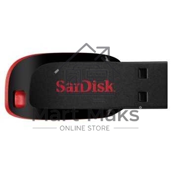 Флешка USB R/W R/W Sandisk 64Gb Cruzer Blade SDCZ50-064G-B35 USB2.0 черный/красный