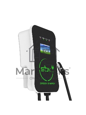 Зарядная станция S'OK Green Energy M3W Series Wallbox EV Charger SM3W31116542-5, 3-phase, 11kw (16a/ 380v), ocpp 1.6j, уровень защиты ip54, кабель 5м