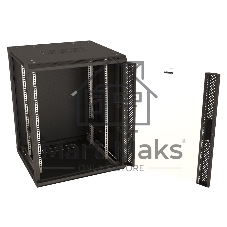 Шкаф настенный Hyperline TWB-0645-GP-RAL9004 19-дюймовый (19
