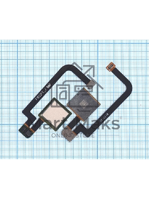 Шлейф со сканером отпечатка пальца для Xiaomi Mi Max 2 золотой Шлейф со сканером отпечатка пальца для Xiaomi Mi Max 2 золотой