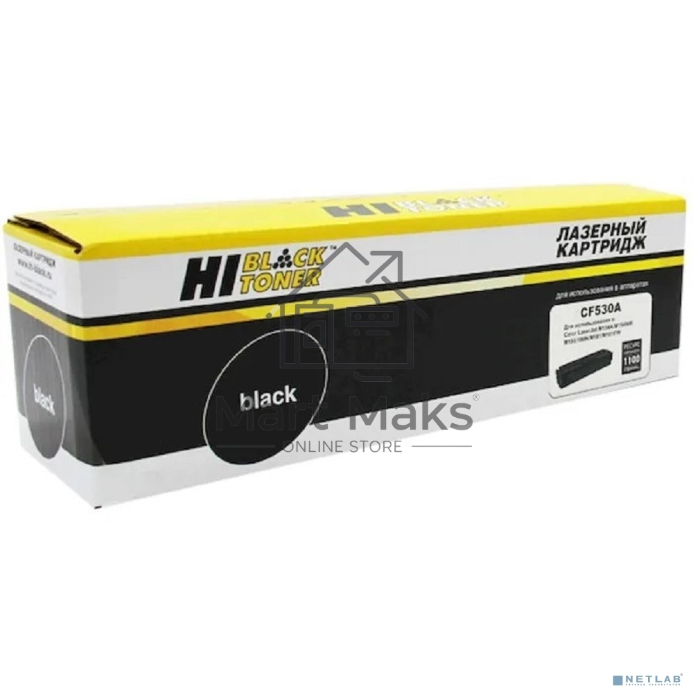 Картридж Hi-Black CF530A для HP CLJ Pro M154A/M180n/M181fw, Bk, 1,1K