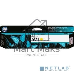 Картридж струйный HP 971 CN624AE желтый для HP OJ Pro X476dw/X576dw/X451dw/X551dw (2500стр.)