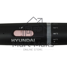 Щипцы для завивки волос Hyundai H-HS1415 черный, 13 мм, 200 °C, 6 режимов