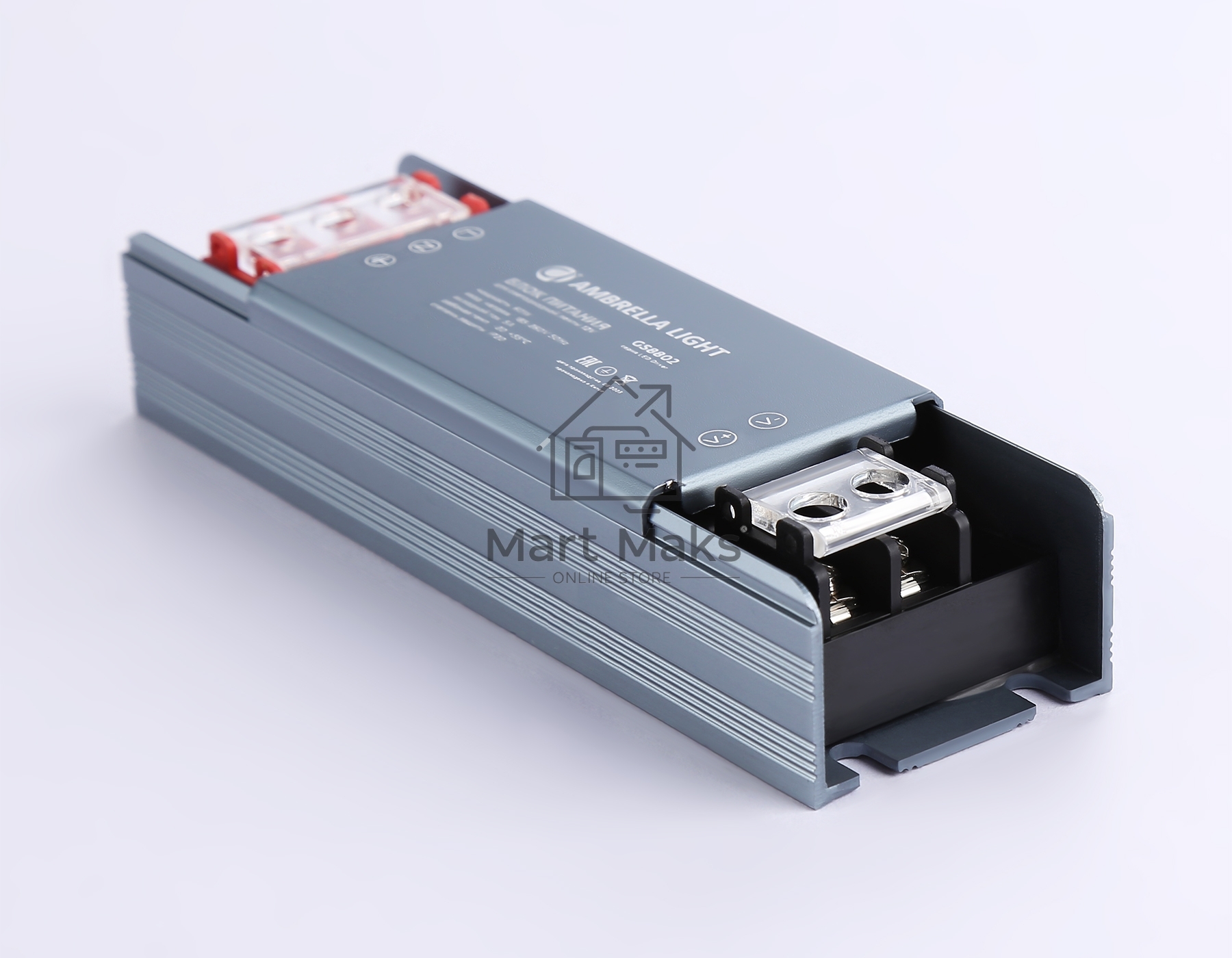 GS8821 блок питания 24V 60W 2.5A IP20 185-260V 115*35*22