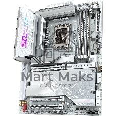 Материнская плата GIGABYTE Z890 AORUS PRO ICE, LGA1851, Intel Z890, 4xDDR5, 4xSATA, 5xM.2, 1xPCIe 5.0 x16, USB Type-C, 1x5Gb LAN, Thunderbolt, 2x3.5 мм, 7.1, ATX