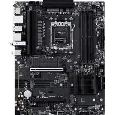 Материнская плата MSI PRO B850-S EVO WIFI, AM5, AMD B850, 4xDDR5 (до 256 ГБ), 4xSATA, 3xM.2 (1xPCIe 5.0, 2xPCIe 4.0), 1xPCIe 5.0 x16, 1xPCIe 4.0 x16, 1xHDMI, 1xDP, 1x5Gb LAN, Wi-Fi 7, Bluetooth 5.4, 1xUSB-C 10Gbps, 2xUSB-A 10Gbps, 2xUSB-A 5Gbps, 4xUSB-A 2.0, 3x3.5 мм, 7.1, чёрный, ATX